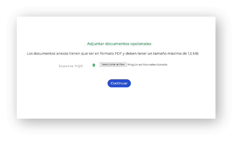 Pasos de radicación PQRS BEPS