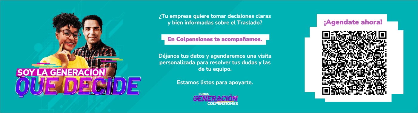 En Colpensiones te acompañamos. Agendate ahora.