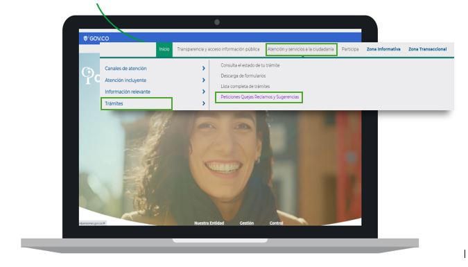 Pasos de radicación PQRS BEPS
