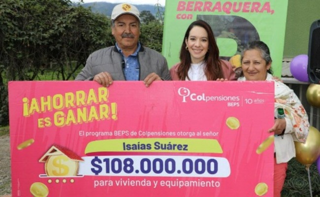 Colpensiones entrega vivienda a campesino cundinamarqués, ganador del sorteo “Ahorrar es Ganar”, del programa BEPS